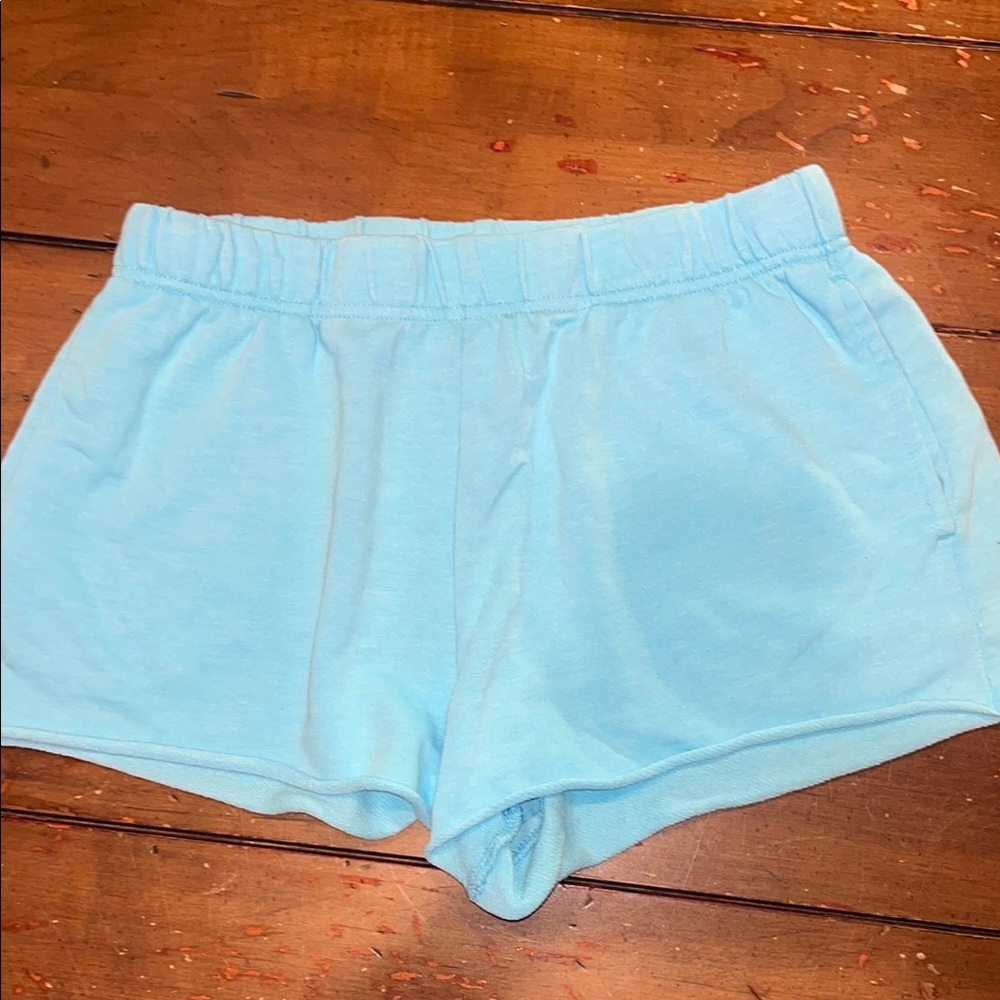 Garage Turqoise Sweat Shorts Size Small
